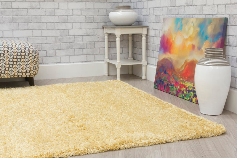 Shaggy Rug Yellow