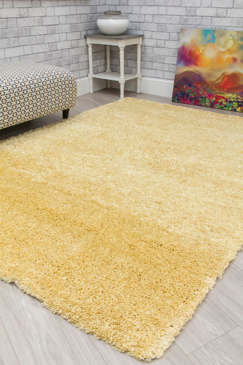 Shaggy Rug Yellow