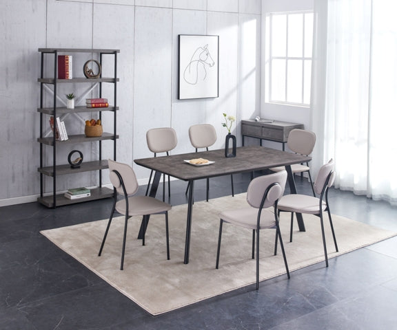 Enrique 1.6m Dining Table Grey