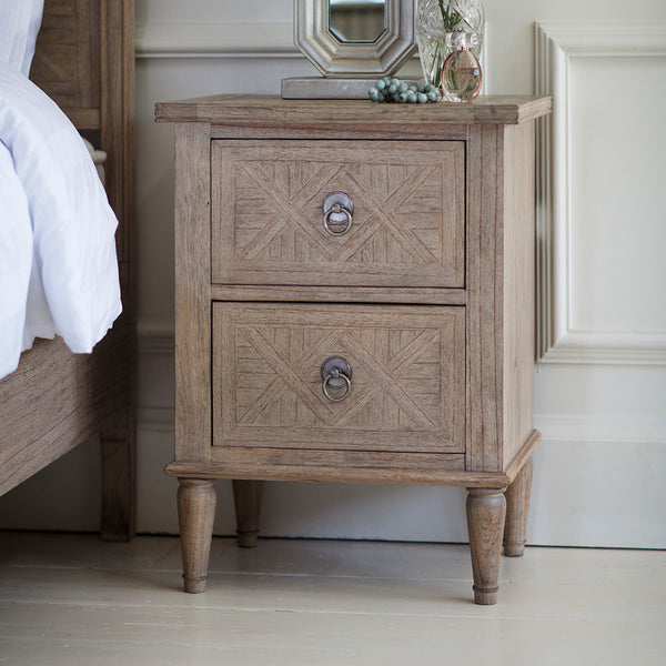 Montserrat 2 Drawer Bedside Table