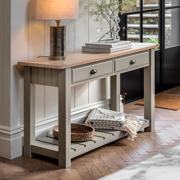 Oxford 2 Drawer Console Prairie