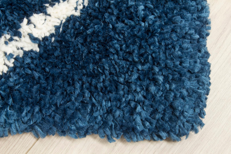 Fantasia Trellis Rug Blue/Cream