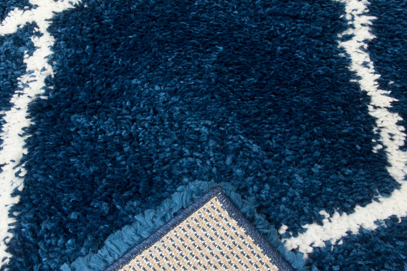 Fantasia Trellis Rug Blue/Cream