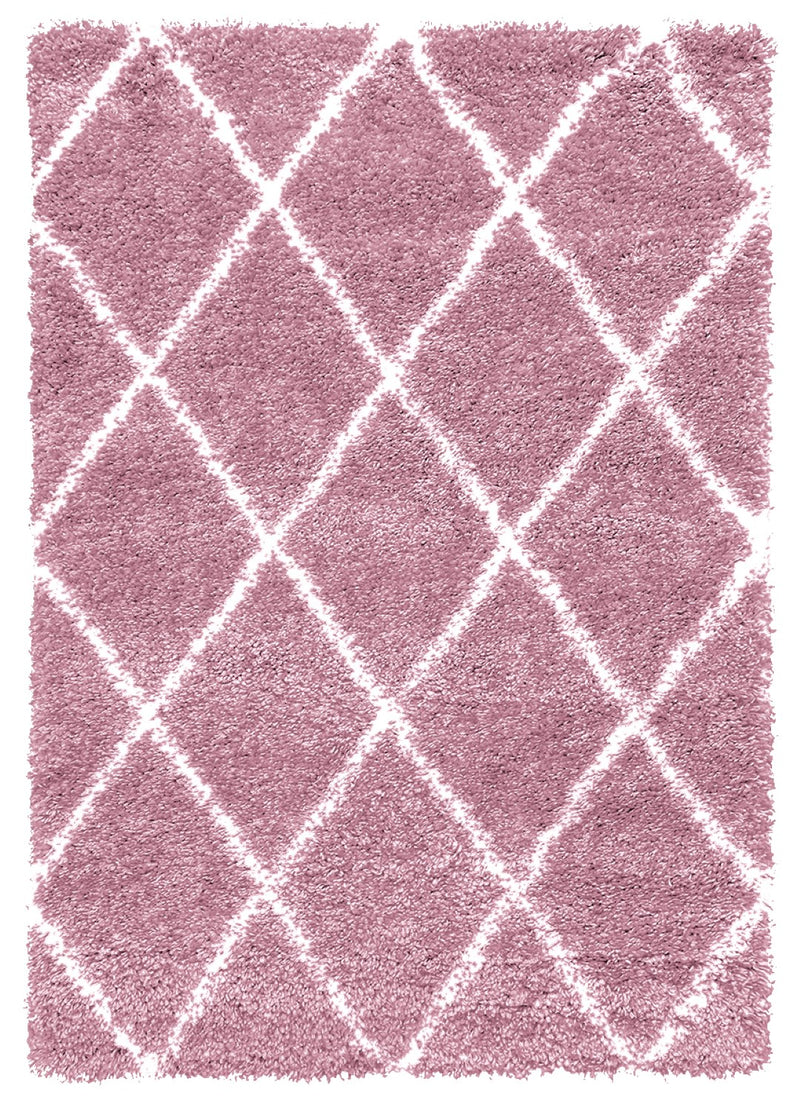 Fantasia Trellis Rug Pink/Cream