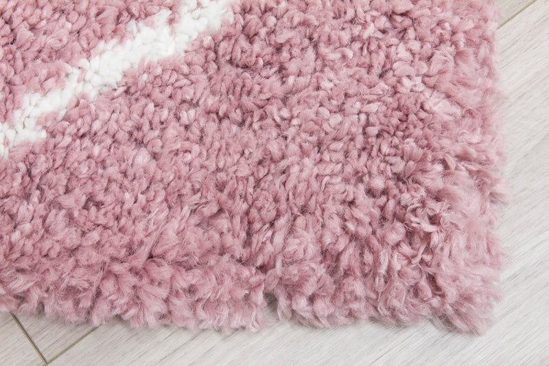 Fantasia Trellis Rug Pink/Cream