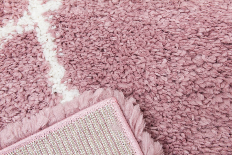 Fantasia Trellis Rug Pink/Cream