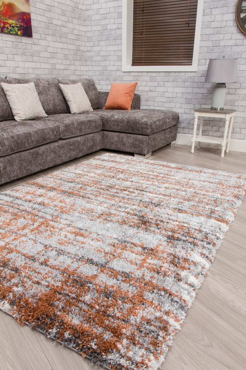 Fantasia Simmer Rug Orange