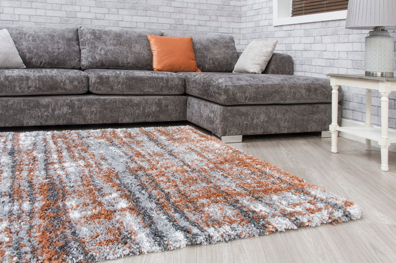 Fantasia Simmer Rug Orange