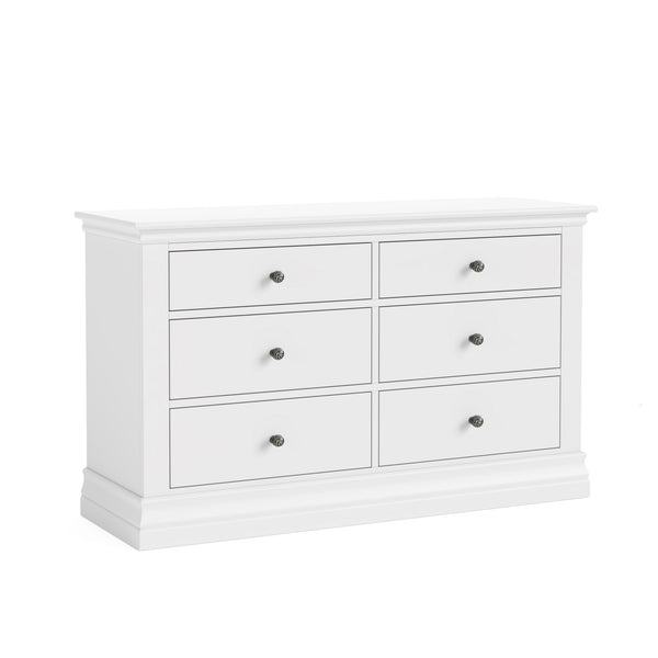 Boulogne 6 Drawer Chest White