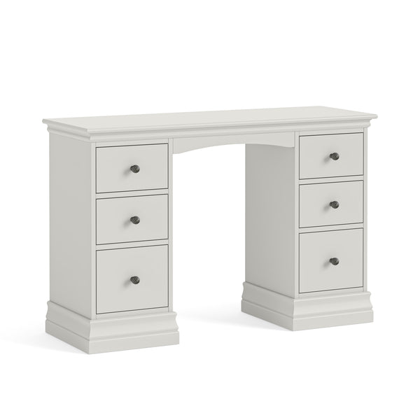 Boulogne Double Pedestal Dressing Table Cotton