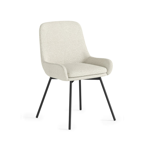 Eve Dining Chair Ivory Boucle