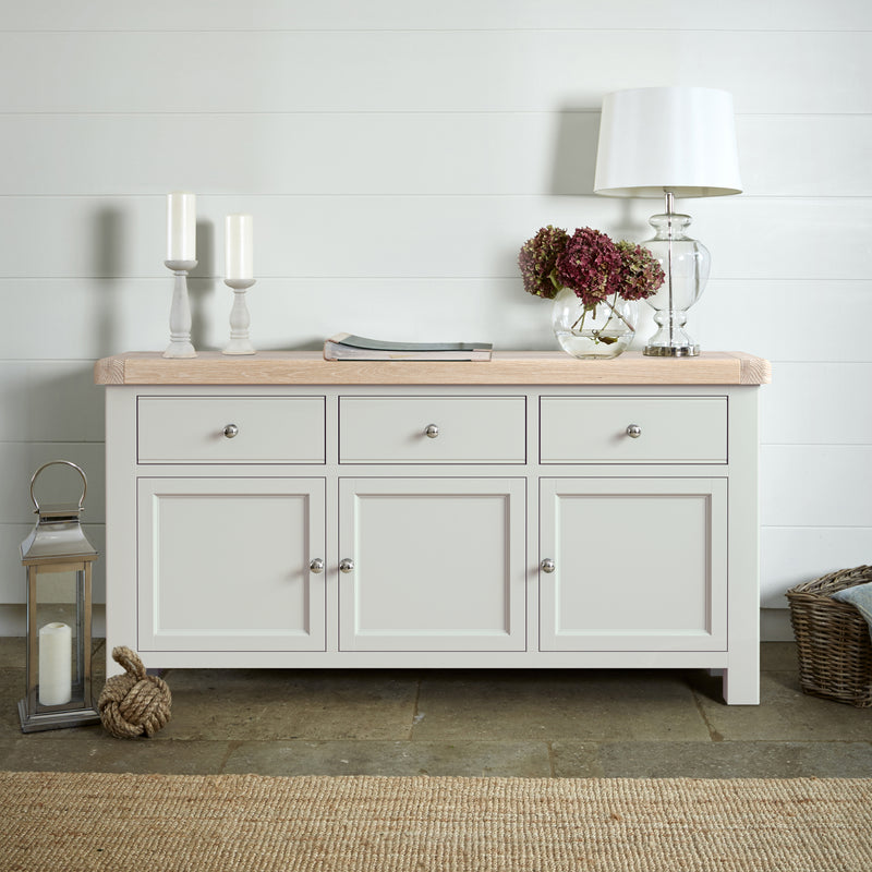 Exmouth Large Sideboard Light Grey