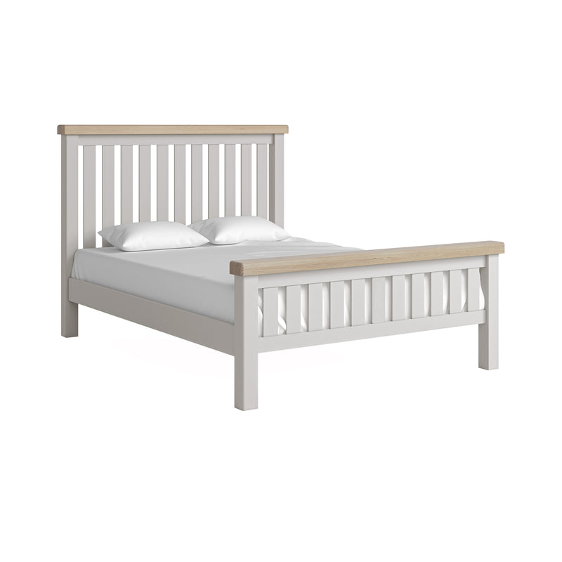 Exmouth 5' Slatted Bed Light Grey