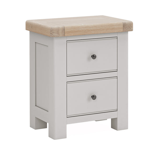 Exmouth Bedside Table Light Grey