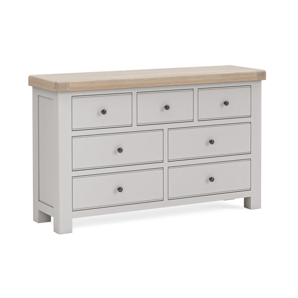 Exmouth 3 + 4 Drawer Chest Light Grey