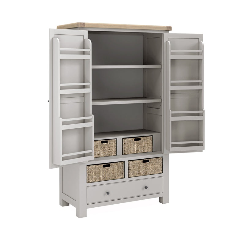 Exmouth Larder Unit Light Grey