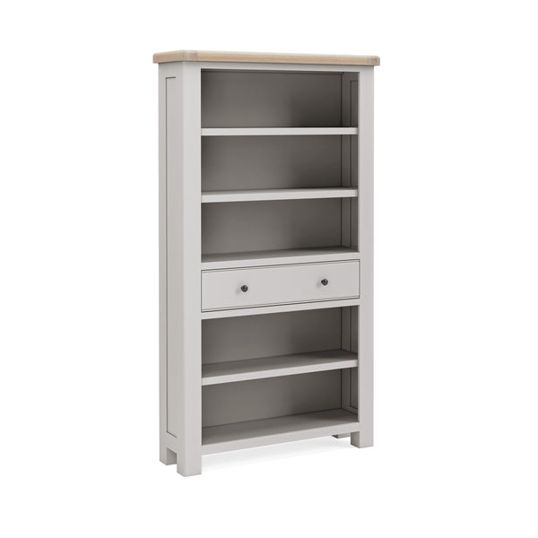 Exmouth Large Bookcase Light Grey