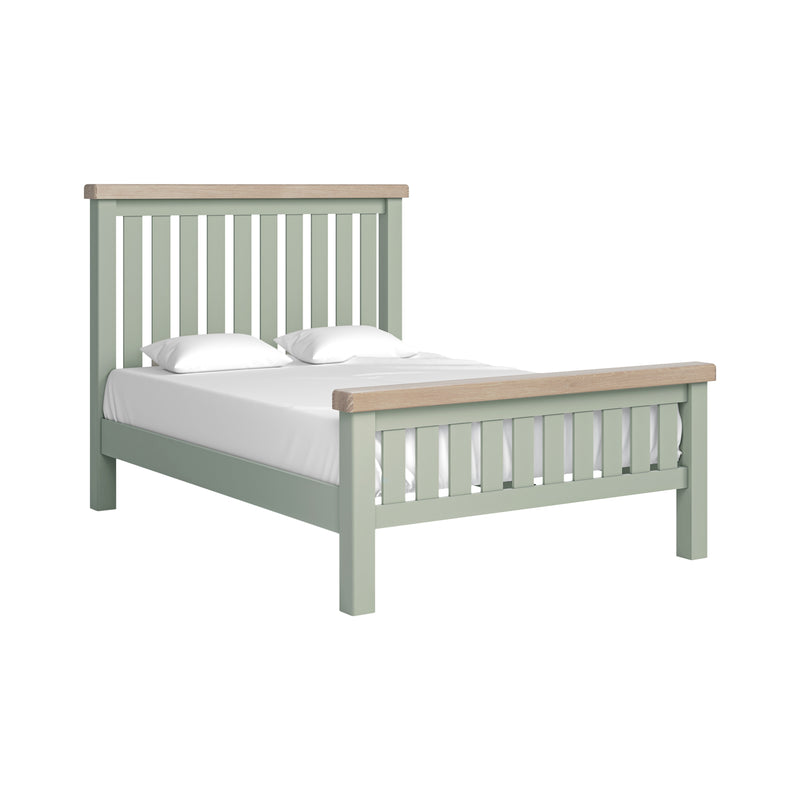 Exmouth 4'6" Slatted Bed Sage