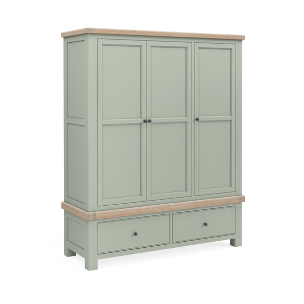 Exmouth Triple Wardrobe Sage