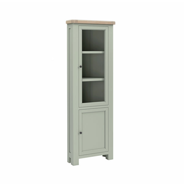 Exmouth Corner Display Cabinet Sage