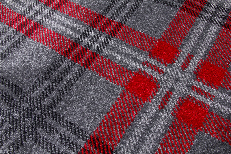 Dale Rug Grey/Red