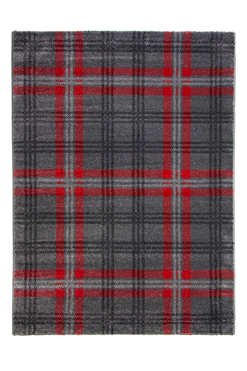 Dale Rug Grey/Red