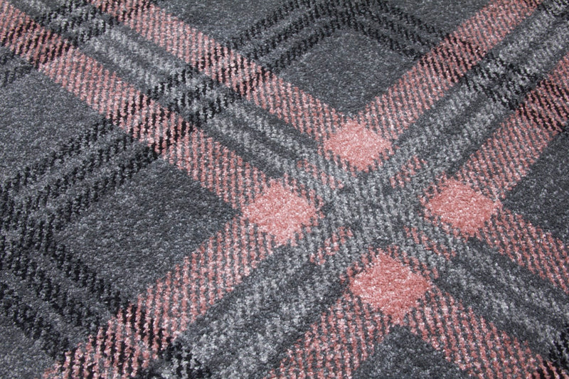 Dale Rug Grey/Pink