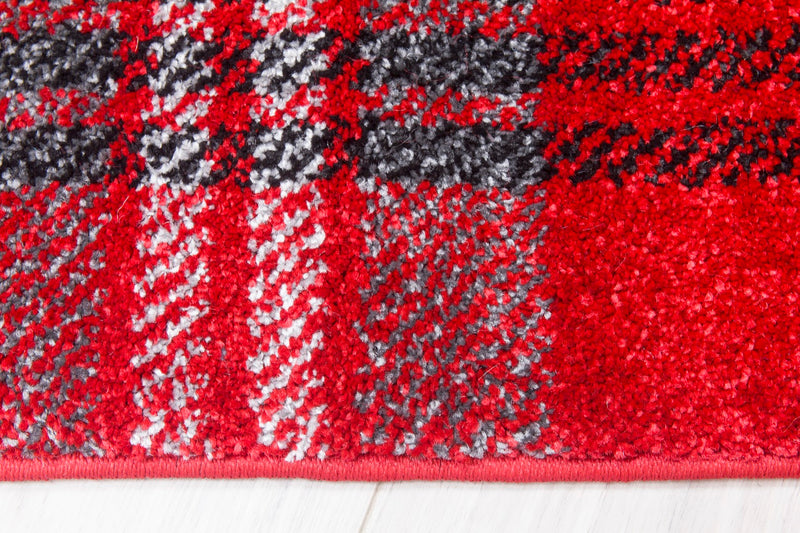 Dale Rug Red/Grey