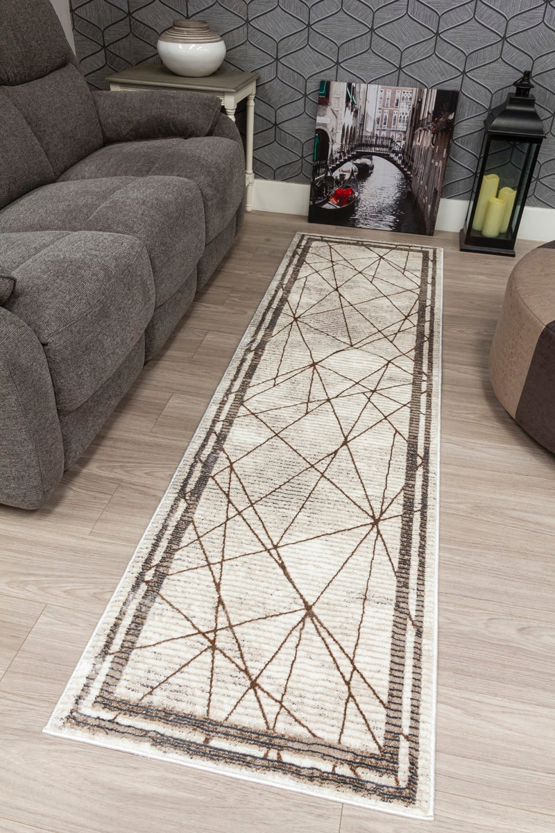 Glamour Art Deco Rug Beige