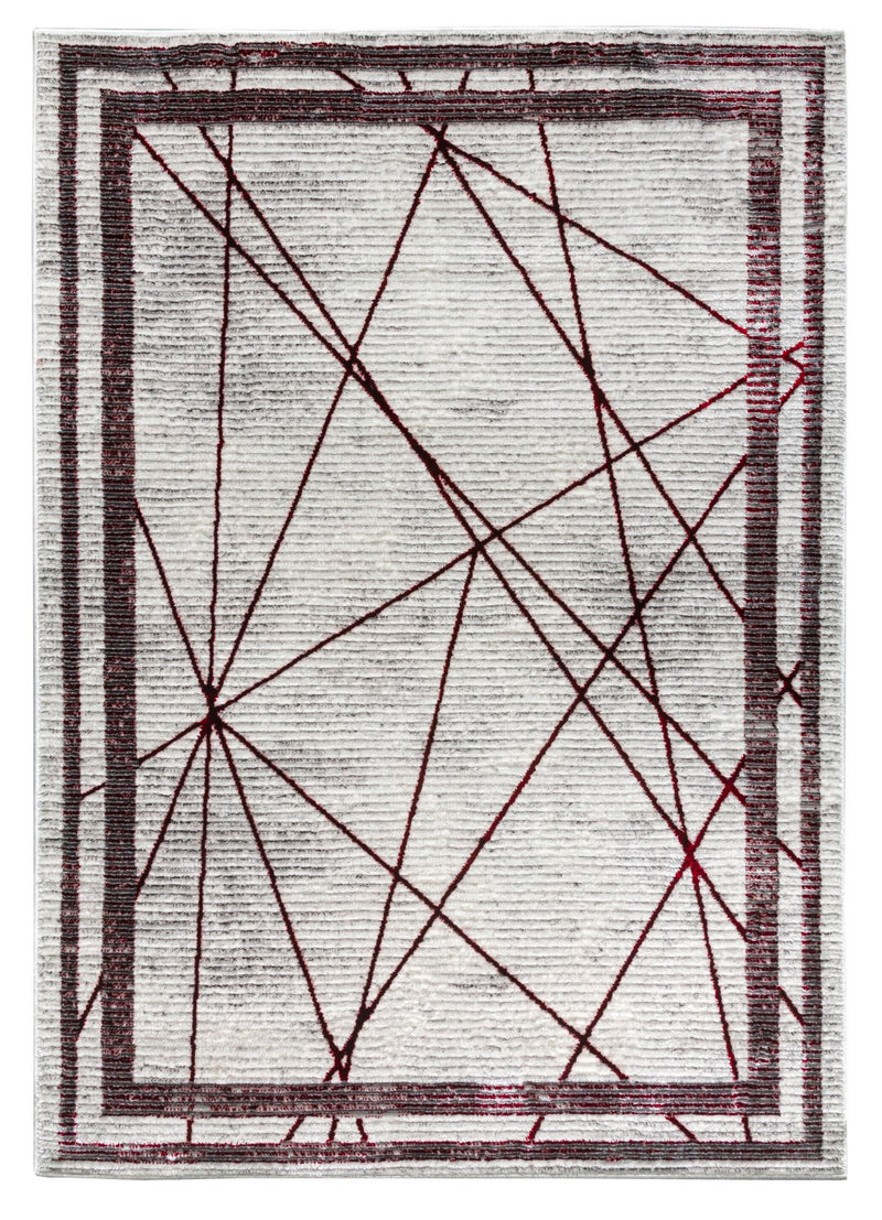 Glamour Art Deco Rug Red