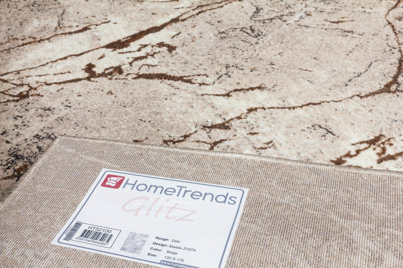 Glamour Marble Rug Beige