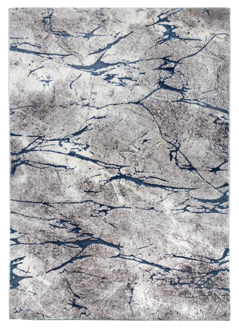 Glamour Marble Rug Blue