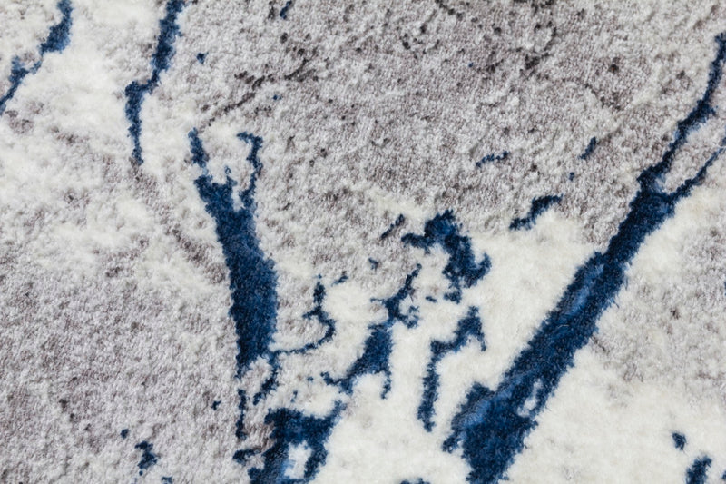 Glamour Marble Rug Blue