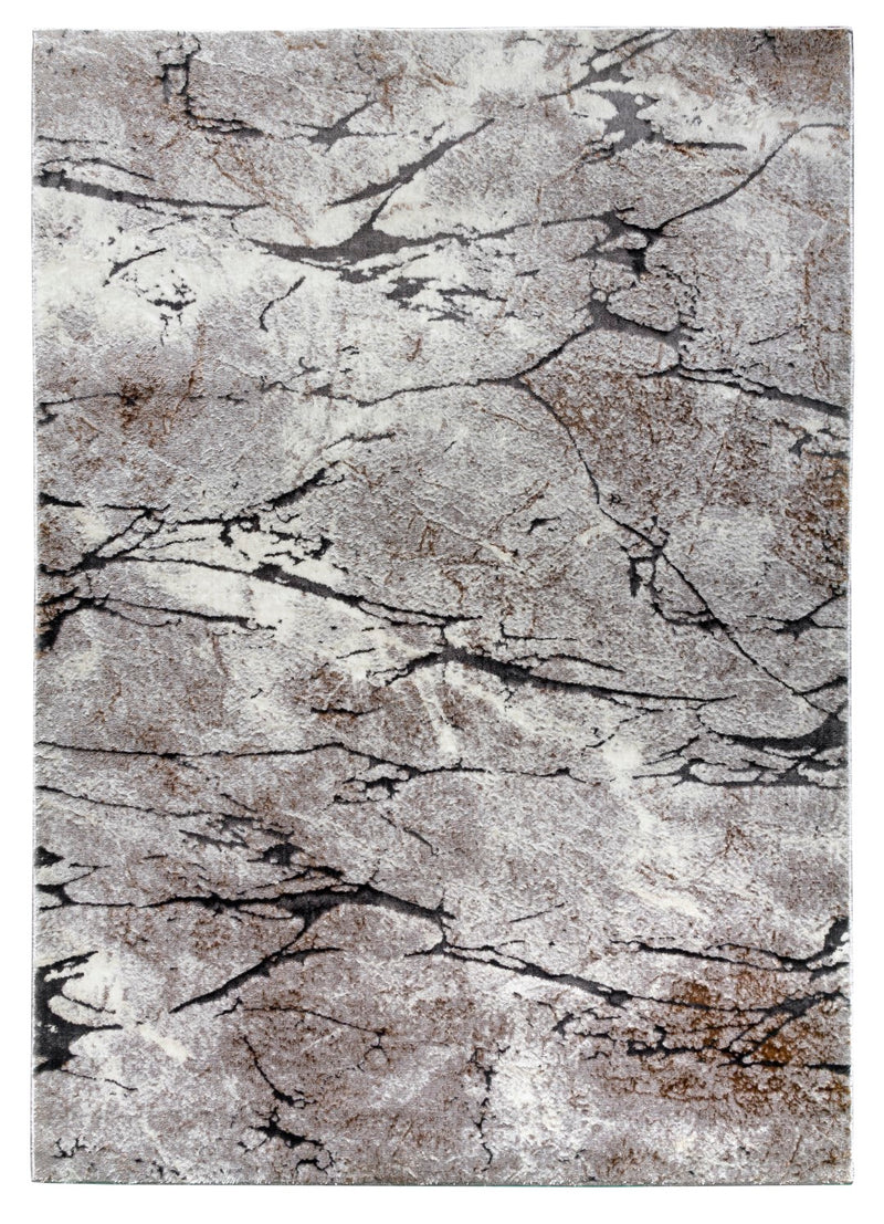 Glamour Marble Rug Grey