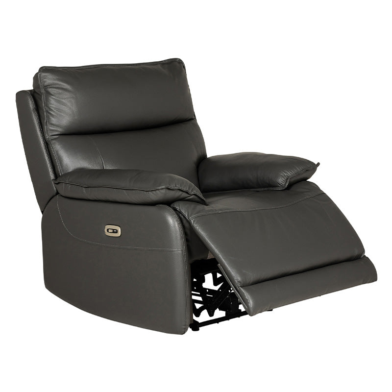 Lago 1 Seater Electric Recliner - Dark Grey