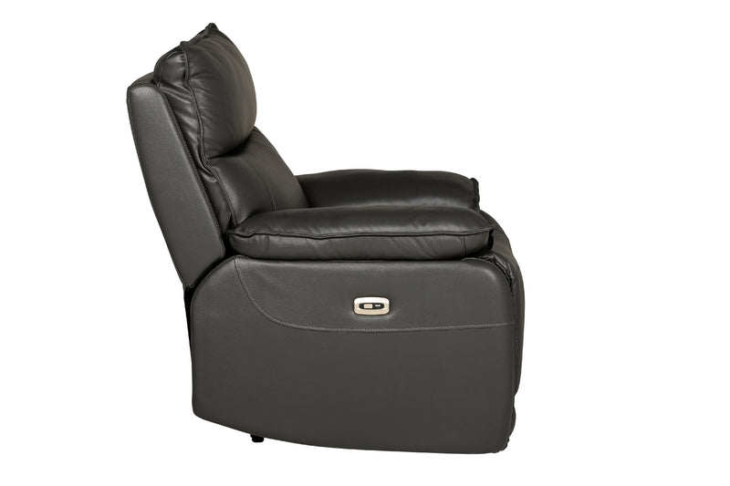 Lago 1 Seater Electric Recliner - Dark Grey