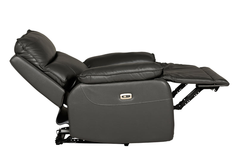 Lago 1 Seater Electric Recliner - Dark Grey