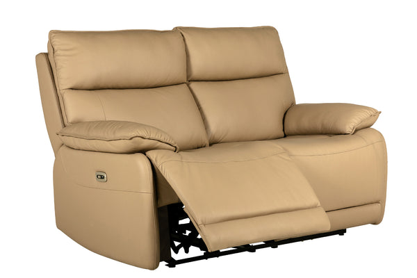 Lago 2 Seater Electric Recliner - Latte