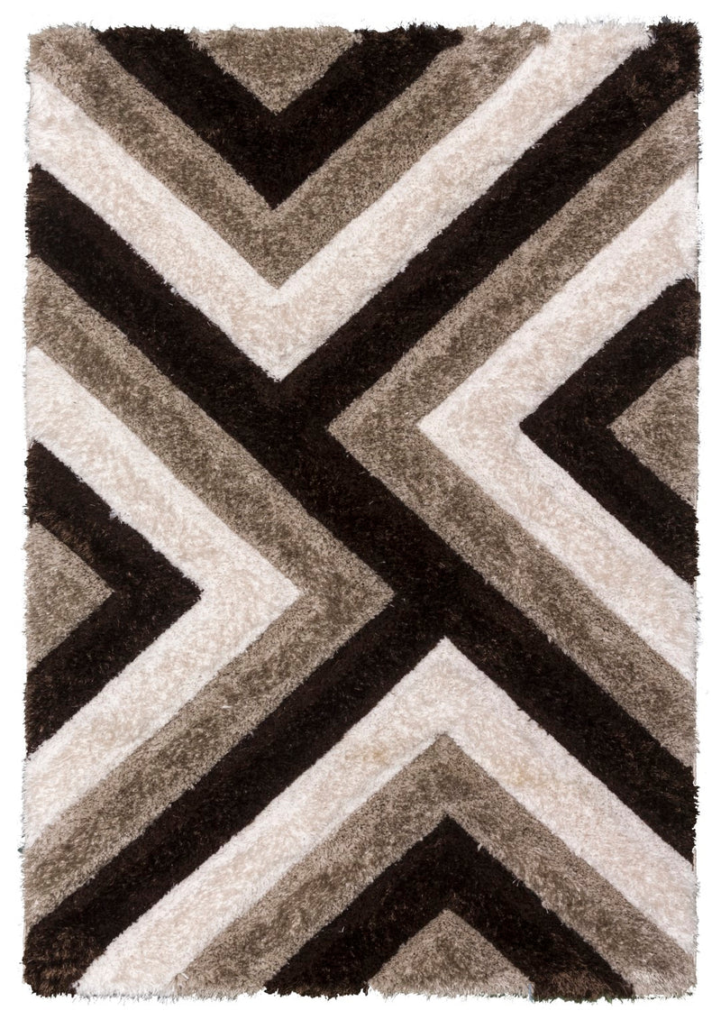 Lush Cascade Rug Brown