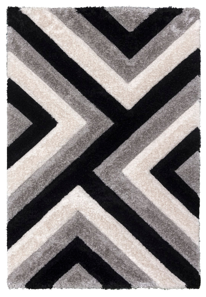 Lush Cascade Rug Grey