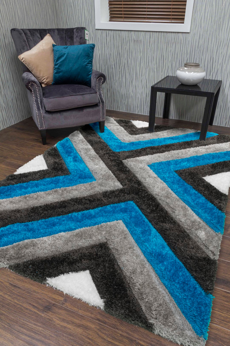 Lush Cascade Rug Teal