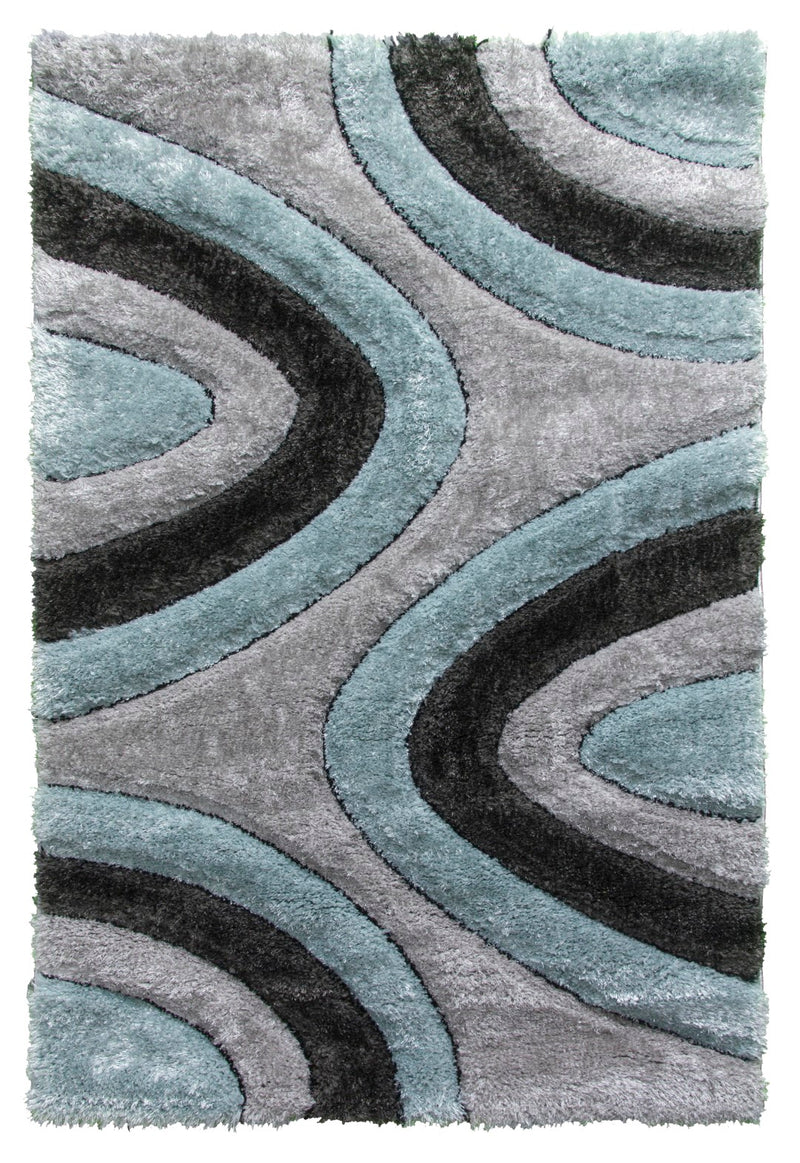 Lush Ripple Rug Duck Egg