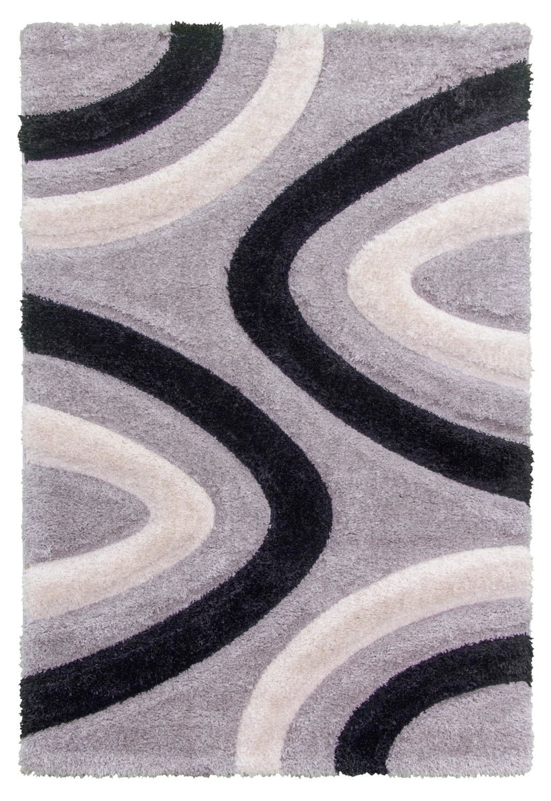 Lush Ripple Rug Multi Grey