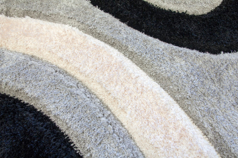 Lush Ripple Rug Multi Grey