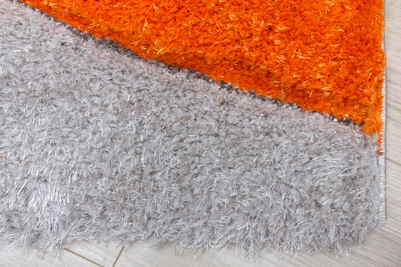 Lush Ripple Rug Orange