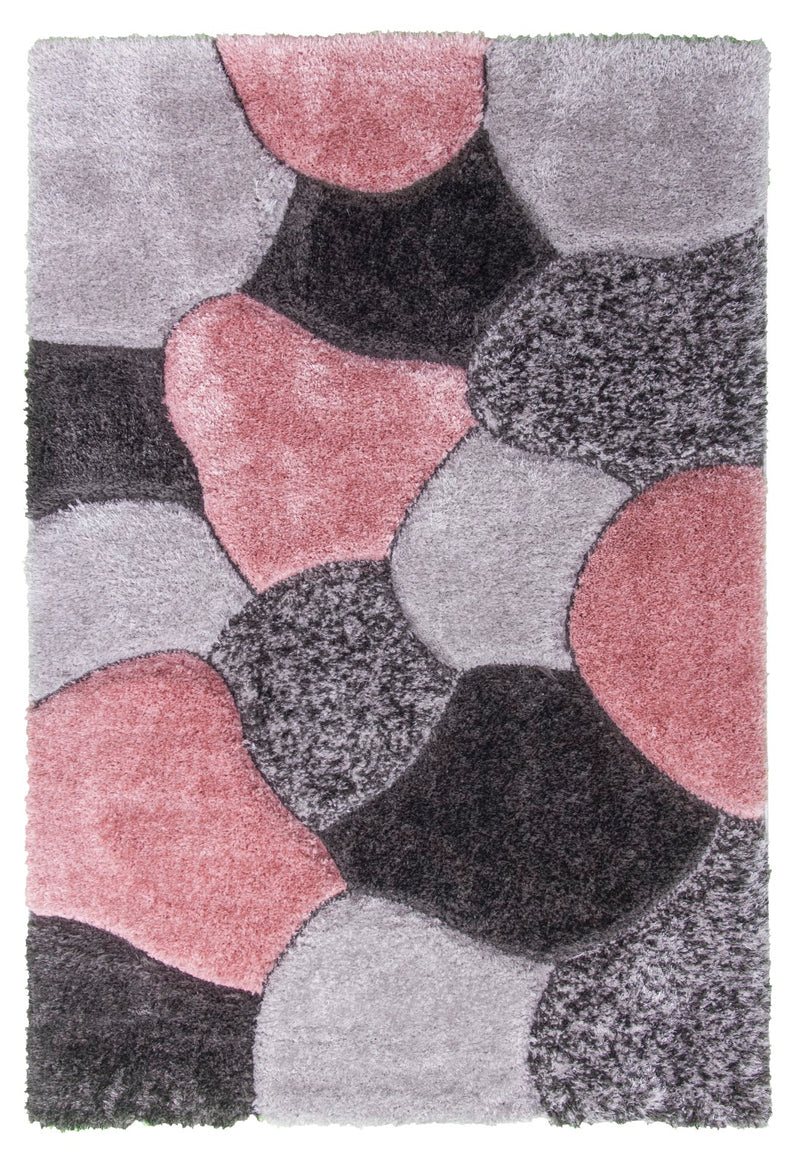 Lush Stones Rug Multi Pink