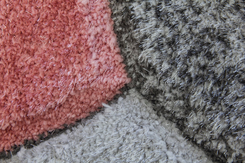 Lush Stones Rug Multi Pink