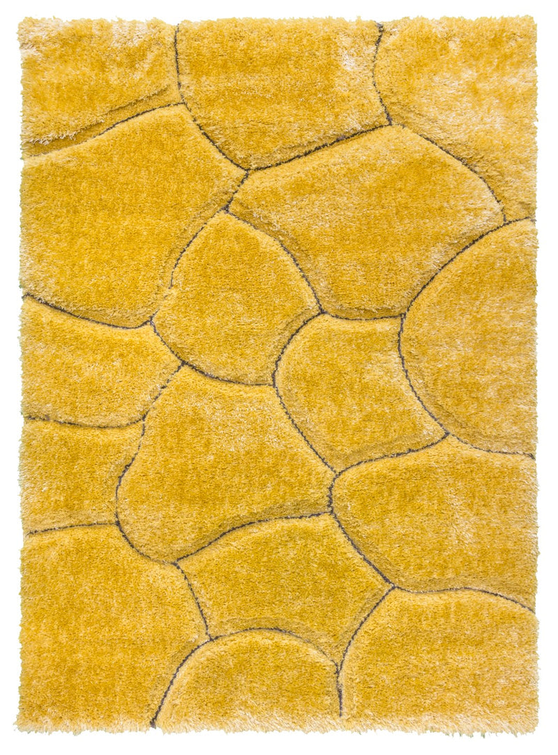 Lush Stones Rug Yellow