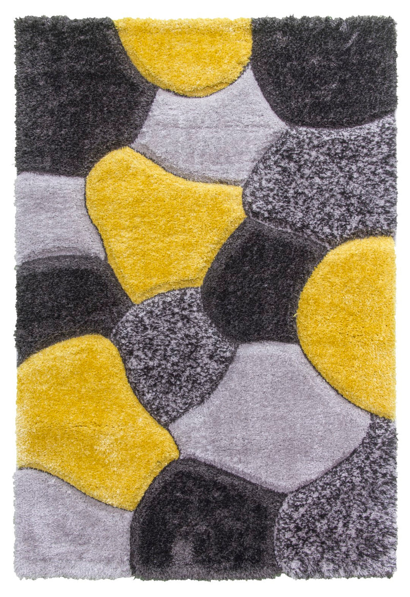 Lush Stones Rug Multi Yellow