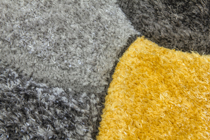 Lush Stones Rug Multi Yellow